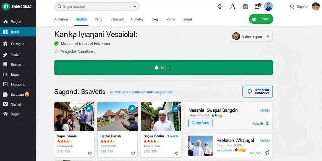 Tampilan antarmuka yang menarik dan mudah digunakan.