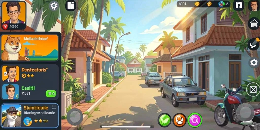 Screenshot gameplay yang menarik dan penuh aksi.