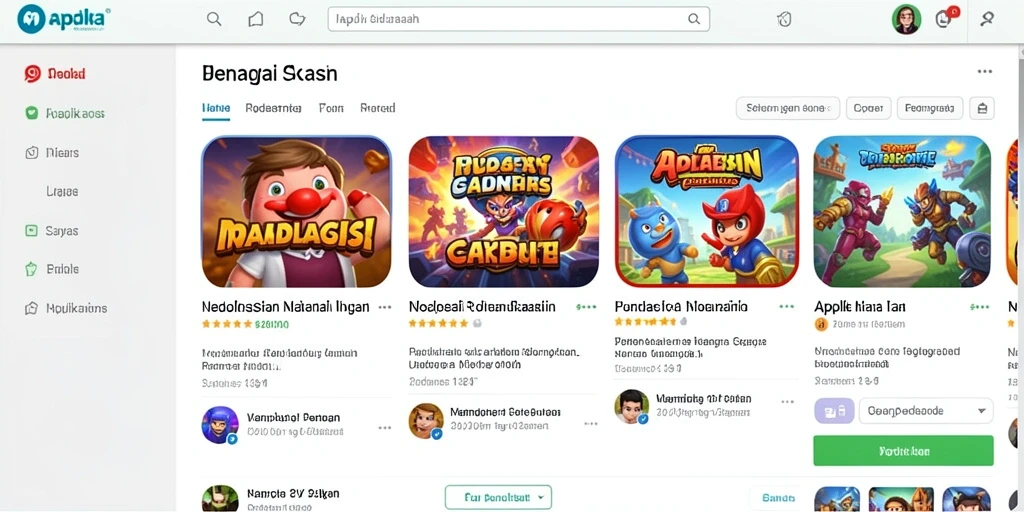 Screenshot menampilkan permainan slot yang penuh warna.