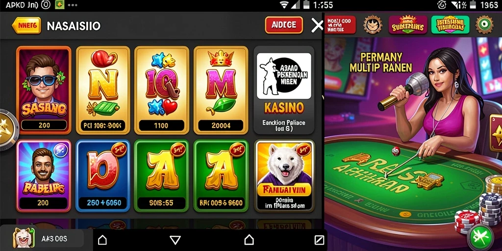 Screenshot menampilkan antarmuka utama yang menarik di FA99.