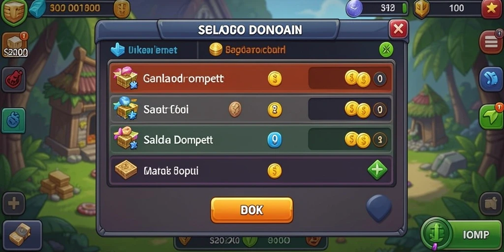 Tampilan awal aplikasi GASWIN yang menarik dan intuitif.