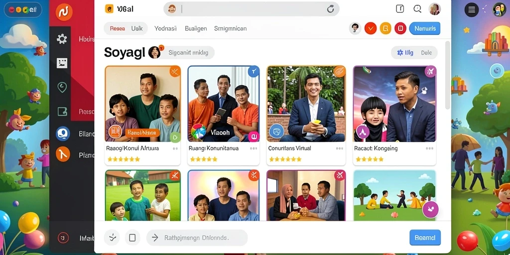 Tampilan antarmuka IDROK yang menarik.