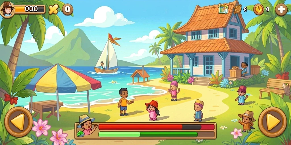 Tampilan permainan slot dengan grafik menawan.