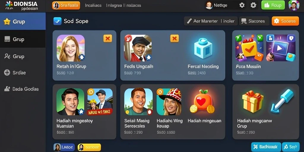 Tampilan antarmuka yang ramah pengguna pada RP888.