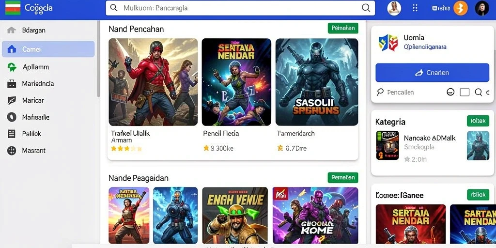 Screenshot menunjukkan tampilan utama game SAMBALTOTO yang menarik.
