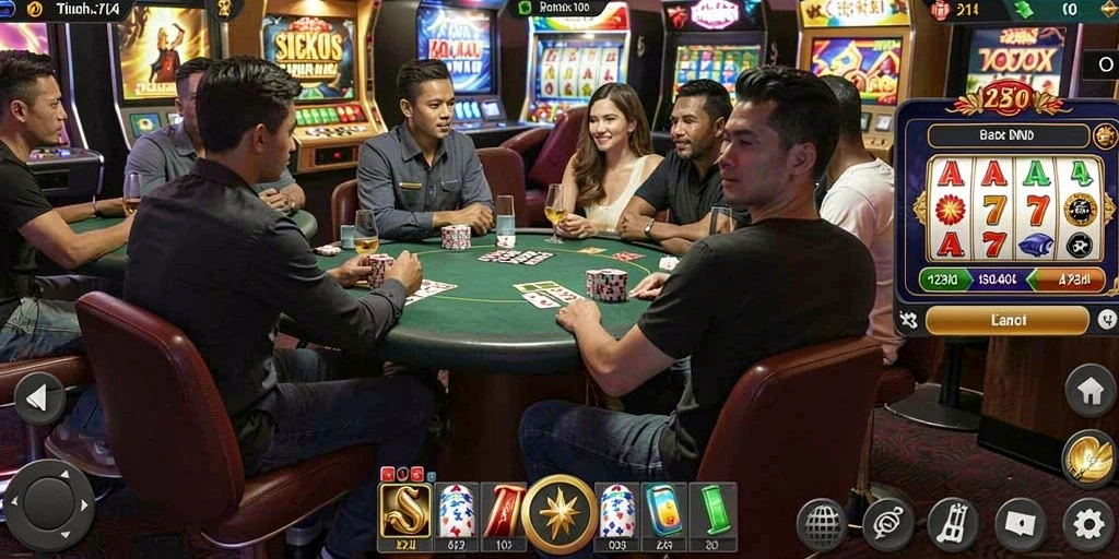 Tampilan menarik dari menu utama VEGAS338.